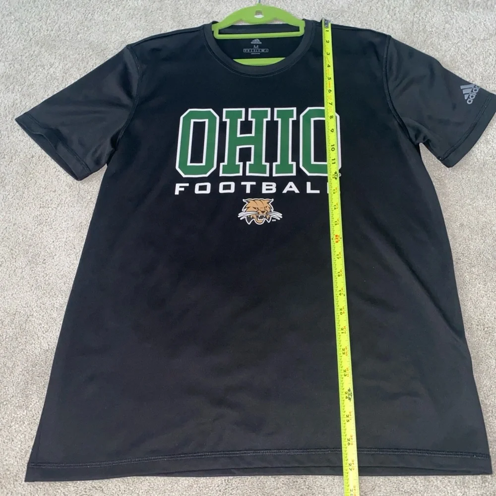 Adidas Ohio University Football Bobcats Men’s‎ Medium Short Sleeves Shirt Top